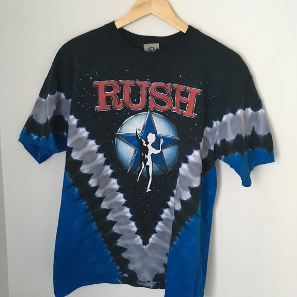 ❌Vintage liquid blue rush band tee - Picture 2 of 5